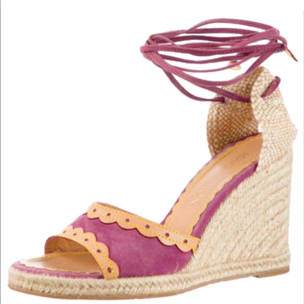 LOUIS VUITTON Espadrille Wedges